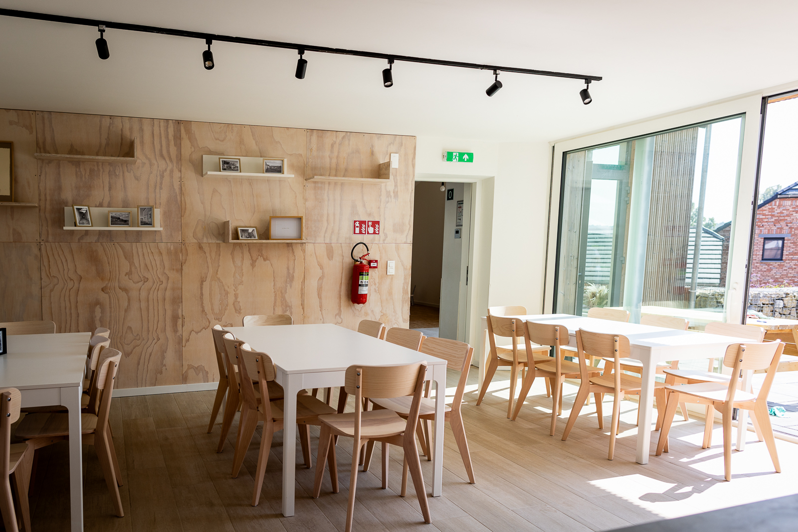 Dining tables in the kitchen